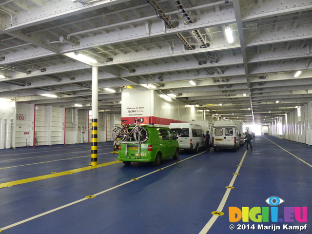 FZ008806 Campervan on ferry car deck